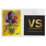 2002 LeBron James Signed Rookie High School Card