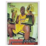 2000 Topps Finest Moments Finals Sweep Shaquille
