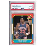1986 Fleer Patrick Ewing Rookie - PSA 8
