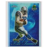 1996 Topps Chrome Tide Turner Marshall Faulk