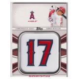 2022 Topps Shohei Ohtani Jersey Number