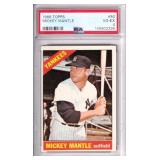 1966 Topps Mickey Mantle - PSA 4