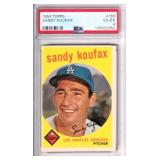 1959 Topps Sandy Koufax - PSA 4