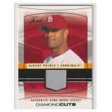 2004 Flair Diamond Cuts Albert Pujols Game worn