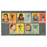 1957 Topps Football Star Lot of 5 Cards w/