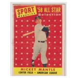 1958 Topps Mickey Mantle All Star - VGEX to EX -