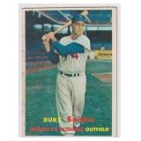 1957 Topps Duke Snider - Lower Grade