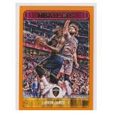 2017 Panini Hoops Orange LeBron James - NM (16/25)