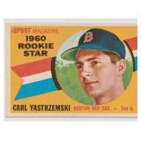 1960 Topps Carl Yastrzemski Rookie - VGEX to EX -