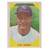 1960 Fleer Greats Lou Gehrig - NM or Better (Cut