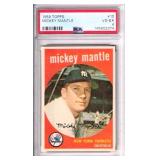 1959 Topps Mickey Mantle - PSA 4