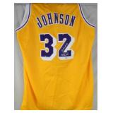 Magic Johnson Signed (Inscribed) Jersey - PSA/DNA