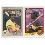 1983 Donruss & Fleer Tony Gwynn Rookie Lot of 2