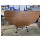 Folding Rolling Octagon Table