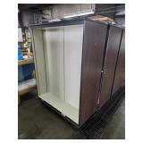Wooden Double Sided Bookshelf