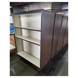 Wooden Double Sided Bookshelf