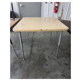Wooden Topped Table