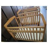 Wooden Baby Crib w/ Mattress