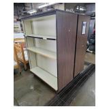 Wooden Double Sided Bookshelf