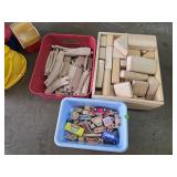 Wooden Tracks & Blocks