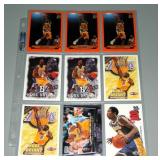 Kobe Bryant Lot of 9 Cards (High Grade)
