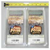 Lot of 2 Official NCAA 2012 Women