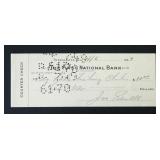 New York Yankees Hall of Famer Joe Sewell Signed
