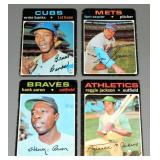 1971 Topps Baseball Lot of 4 Cards