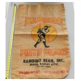 Vintage Original Babe Ruth Bambino Pinto Beans