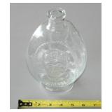 Vintage Tiara 3-Sided Glass Bottle Decanter