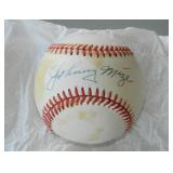 Johnny Mize Signed OAL Baseball