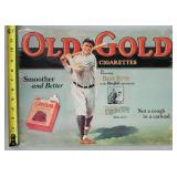 Babe Ruth Old Gold Cigarettes Retro Sign
