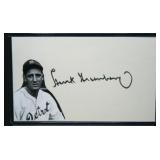 Autographed Index Card of Detroit Tigers