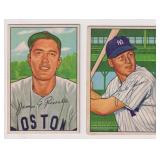 1952 Bowman Lot of 2 Cards