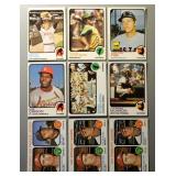 1973 Topps Baseball Lot of 9 Cards
