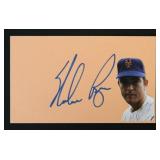 Nolan Ryan Signed Index Card