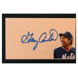 Gary Carter Signed Index Card