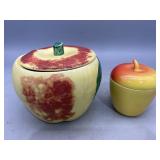 Hull Apple Pottery and Hazel Atlas Apple Jar