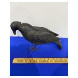 Vintage Black-Painted Crow Decoy