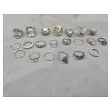Silver Colored Rings