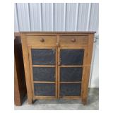 Antique Wooden Pie Safe 51ï¿½X42ï¿½X17ï¿½