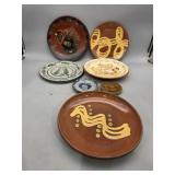 Decorative Pottery Plates