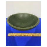 Green Wooden Bowl