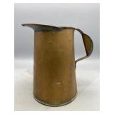 10 Inch Copper Pitcher