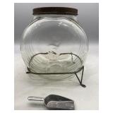 Sellers Sugar Jar with Rack and Scoop