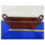 Vintage Wooden Tool Tote