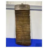 Vintage Heartland Soap Wooden Washboard