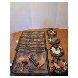 Decorative Chicken Plates and Mats