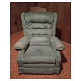 Blue Grey Reclining Chair