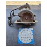 Vintage Black & Decker Circular Saw w/ Blades
